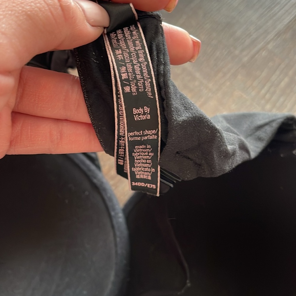 Victoria’s Secret Bra 34DD Perfect Shape Style Black Body by Victoria - Picture 6 of 6